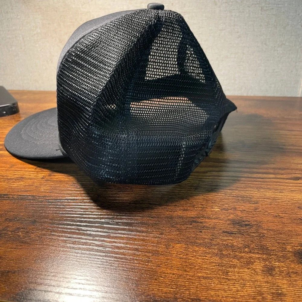 Vintage John Crane International Sealing Systems Trucker Hat Black Snapback Mesh - Picture 3 of 10